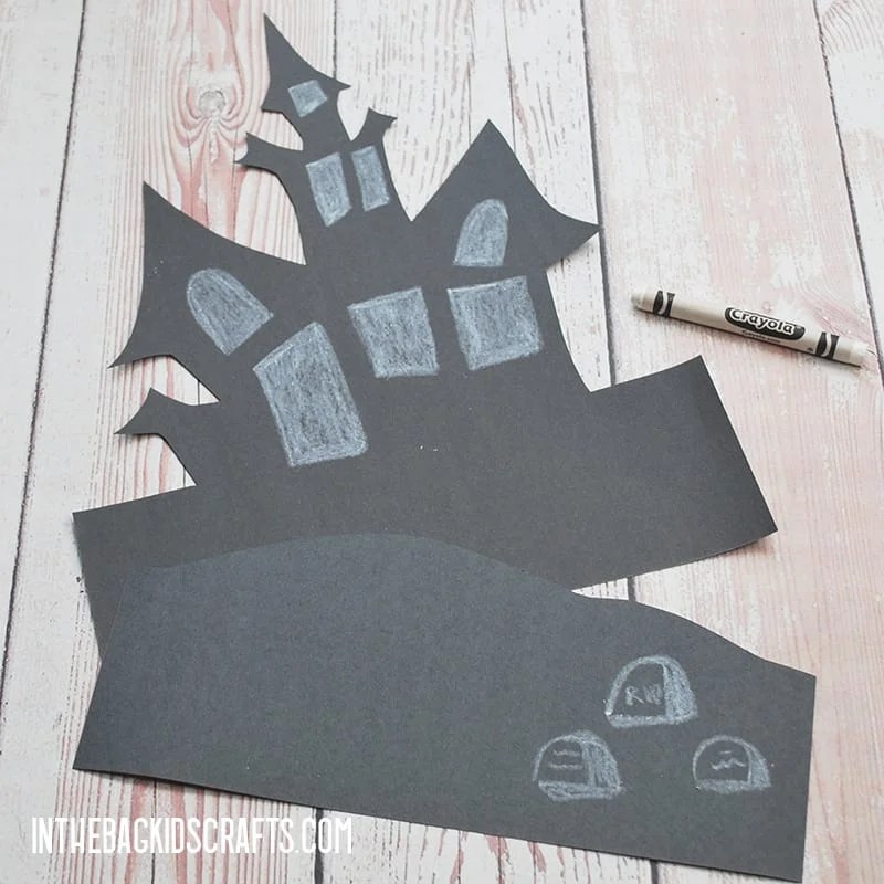 HAUNTED HOUSE CRAFT STEP 2