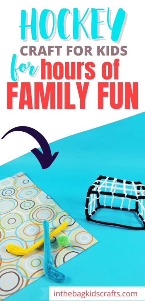 HOCKEY CRAFT AND GAME FOR KIDS 