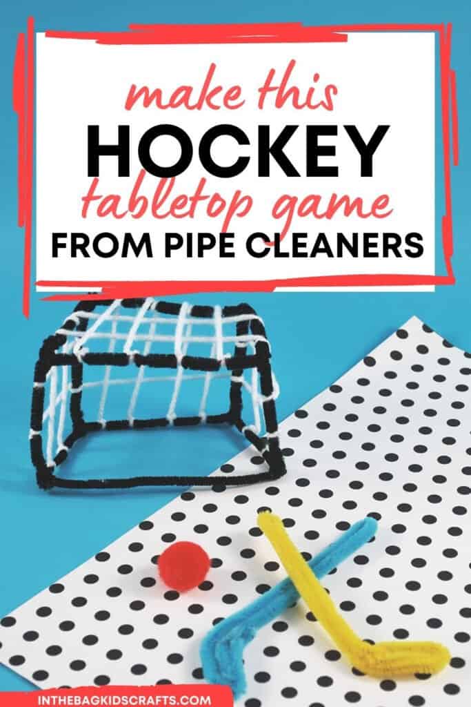 HOCKEY CRAFT AND GAME FOR KIDS 