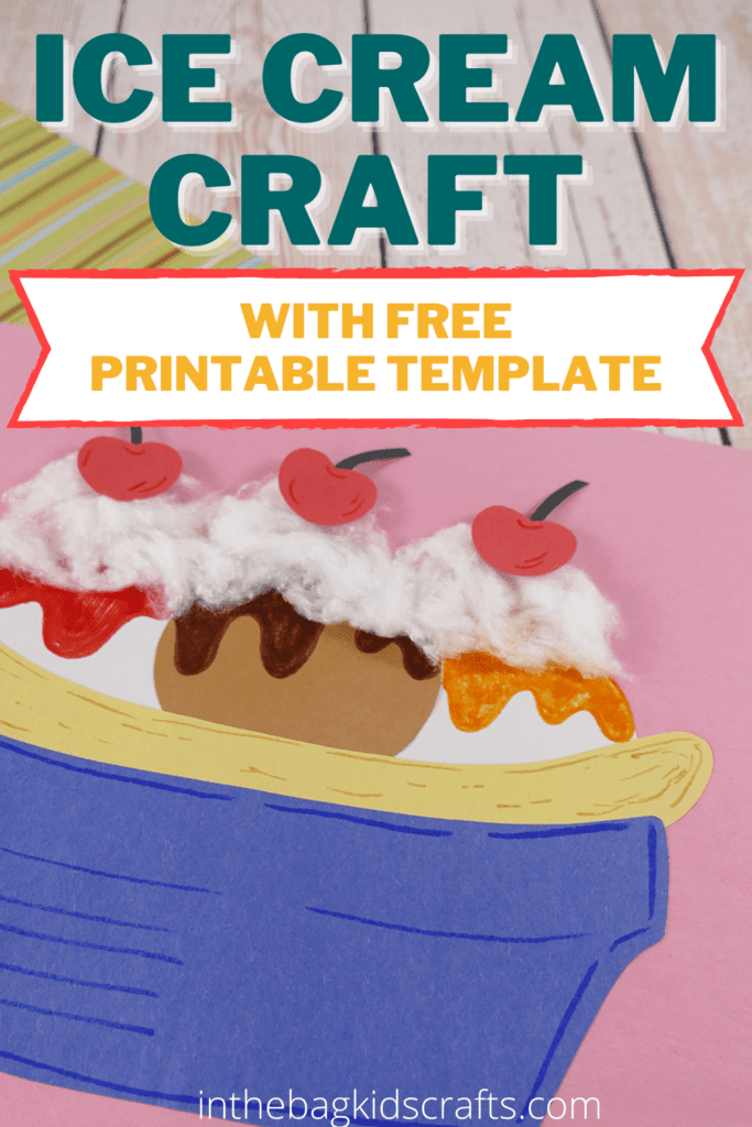 Paper Sundae Craft for Kids 