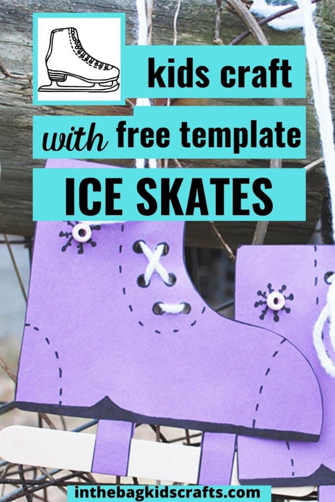 Ice Skate Paper Craft 