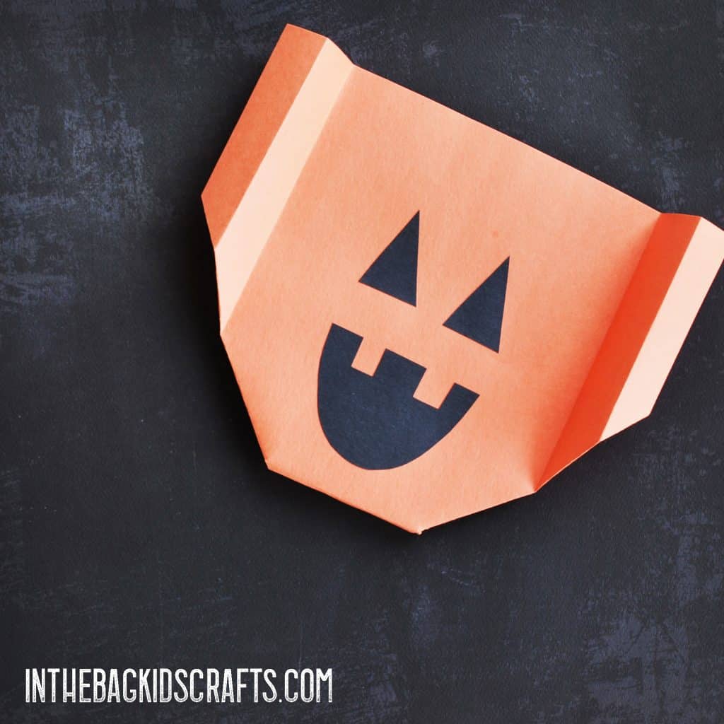 Halloween Kids' Activity:  Jack-o-Lantern Glider 