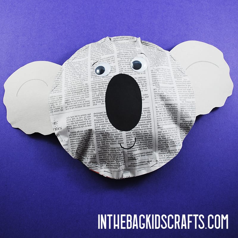 KOALA NEWSPAPER CRAFT