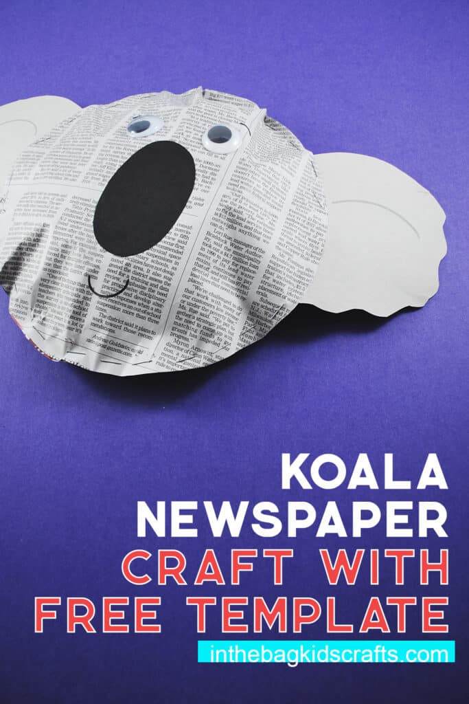 KOALA NEWSPAPER CRAFT