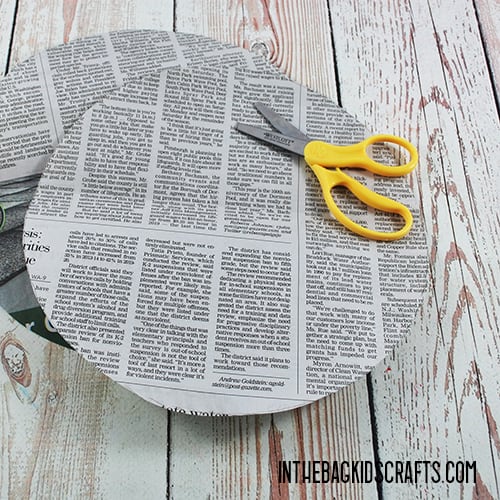 KOALA NEWSPAPER CRAFT STEP 1B