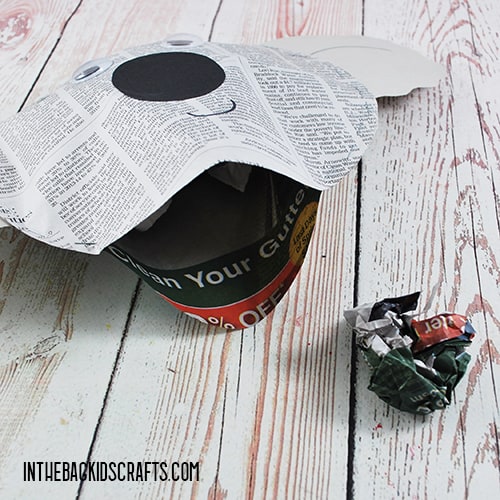 KOALA NEWSPAPER CRAFT STEP 6A