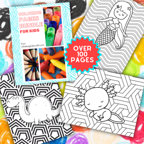 printable coloring pages bundle 