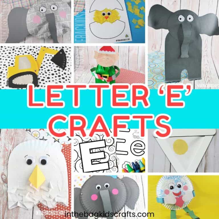 letter E craft ideas for kids