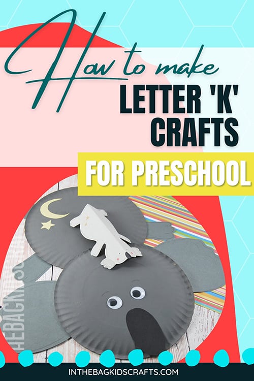 Koala craft and other Letter K crafts for Preschoolers