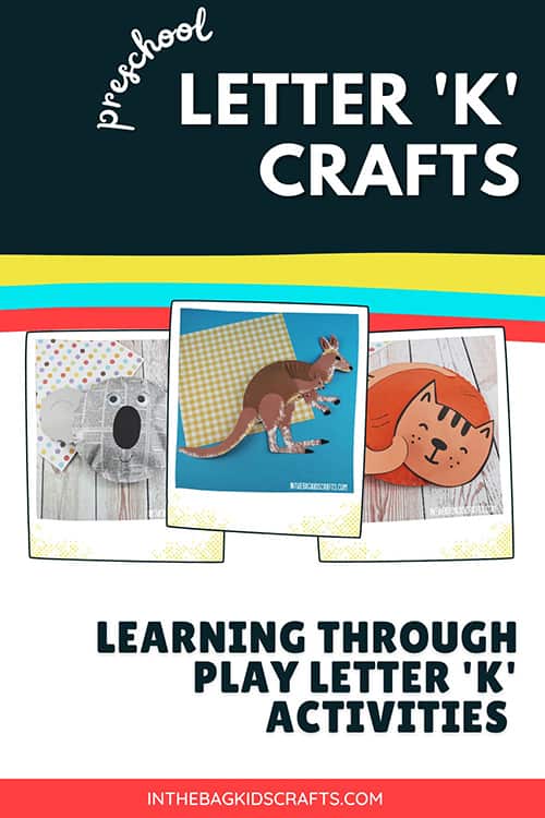 Letter K Crafts for Preschooler Alphabet Activity