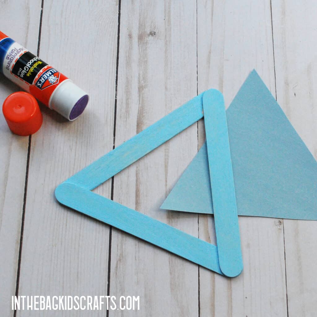 LIGHT BLUE TRIANGLE 