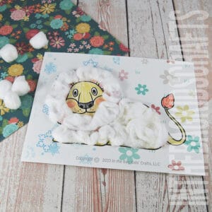 Easy March Craft for Kids Lion and Lamb