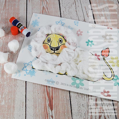 Lion Lamb Activity Step 3