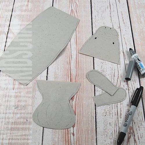 paper manatee craft for kids step 2