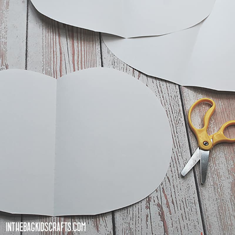 DIY PAPER PUMPKINS STEP 1