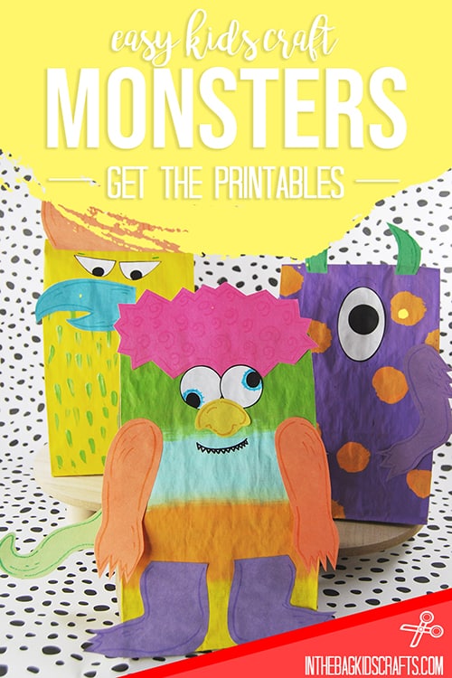 Monster Crafts for Kids 