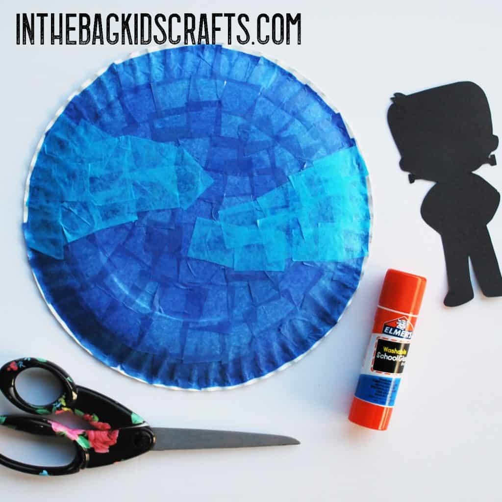 monster silhouette craft step 2