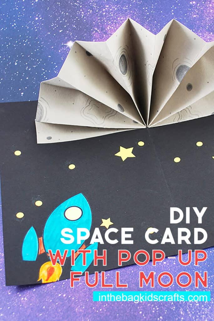 MOON ARTS AND CRAFTS CARD WITH POP-UP 