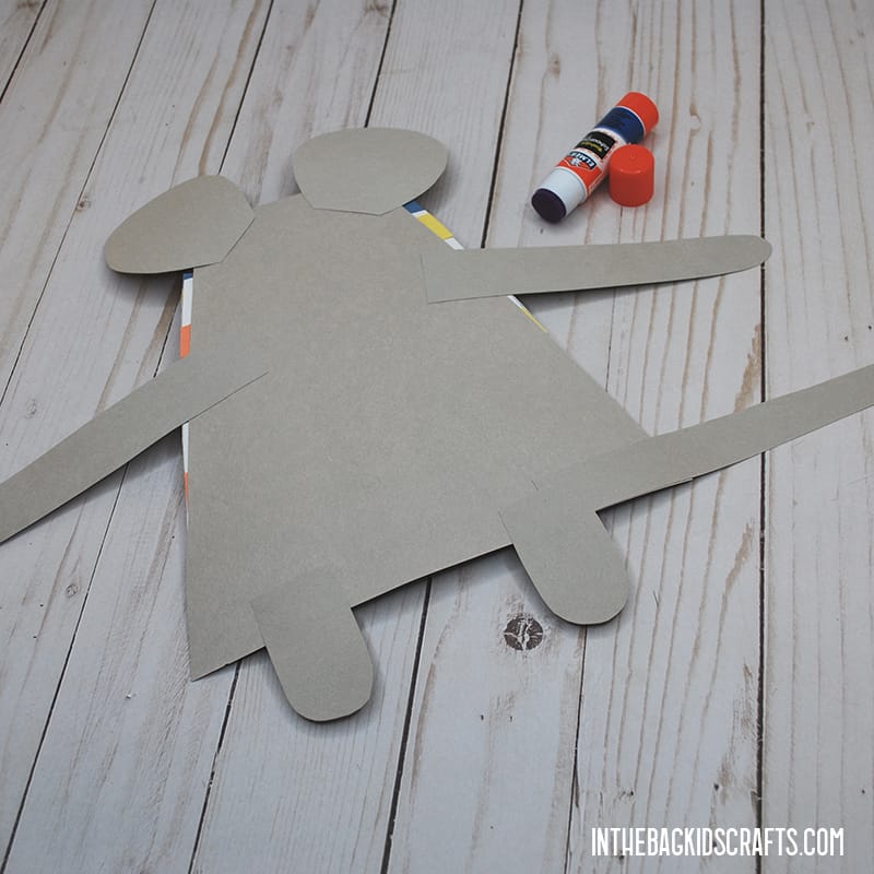 PAPER MOUSE CRAFT STEP 4