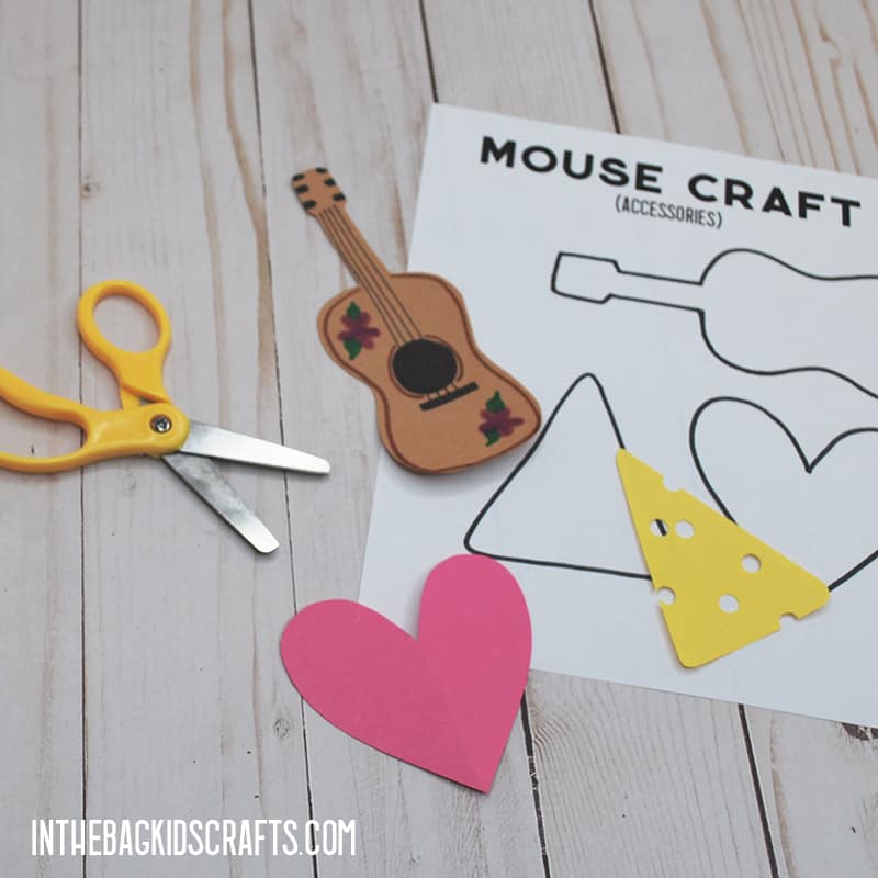 PAPER MOUSE CRAFT STEP 6
