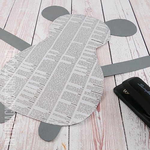 EASY MOUSE CRAFT FOR KIDS STEP 3