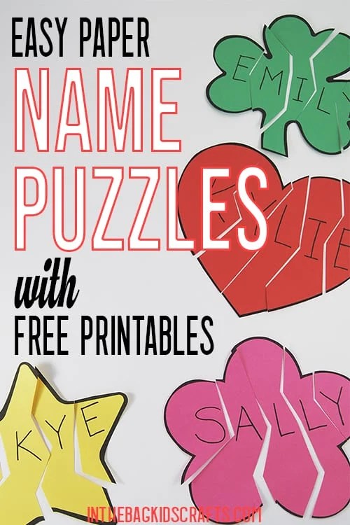 paper name puzzles 