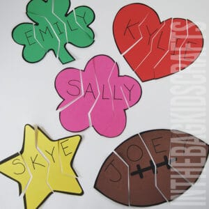 Name Puzzle Printable Collection