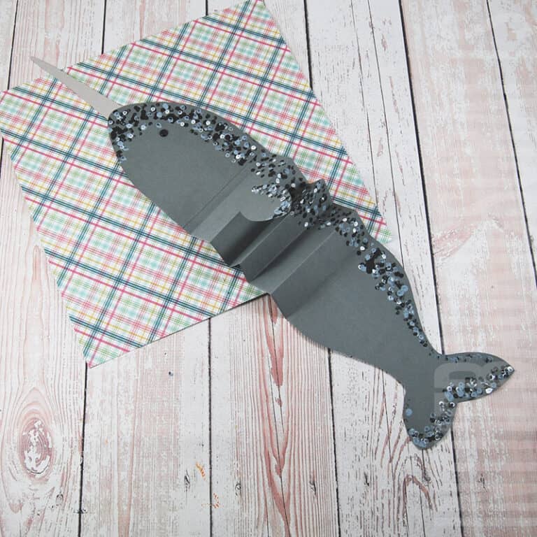 Narwhal craft for kids