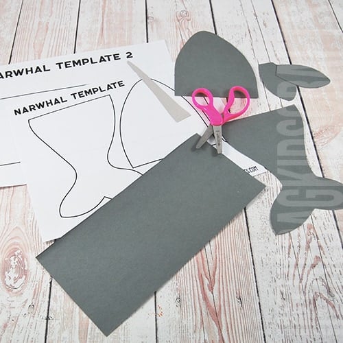 Narwhal craft step 1