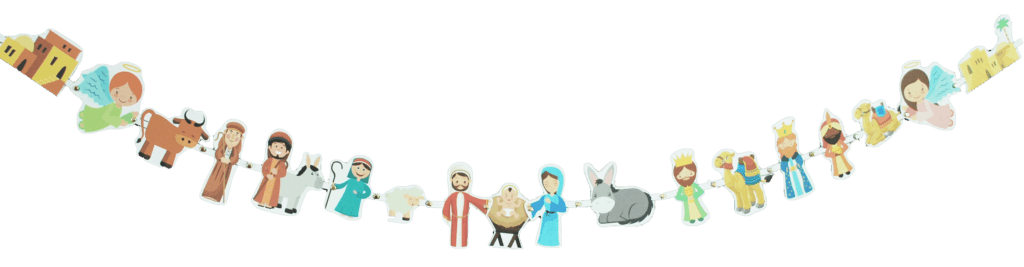 NATIVITY PAPER CRAFT BANNER 