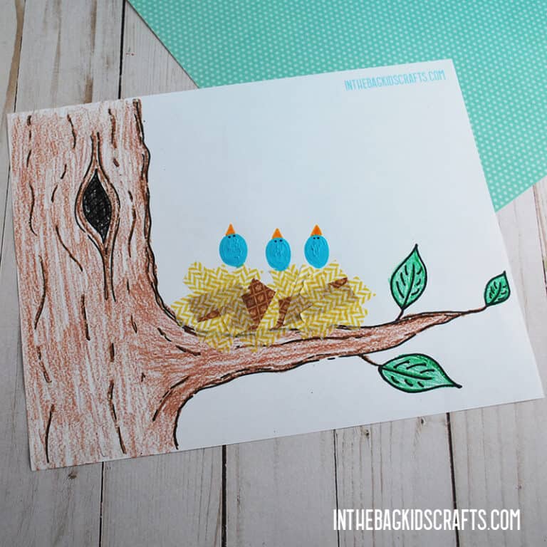 BIRD NEST CRAFT FOR PRESCHOOLERS FEATURED IMAGE