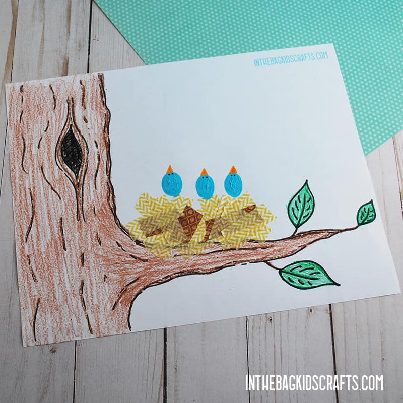 BIRD NEST CRAFT FOR PRESCHOOLERS FEATURED IMAGE