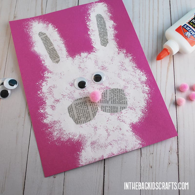 EASY PAPER BUNNY CRAFT STEP 3