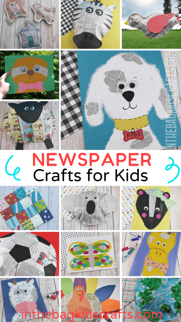 Newspaper Crafts for Kids 