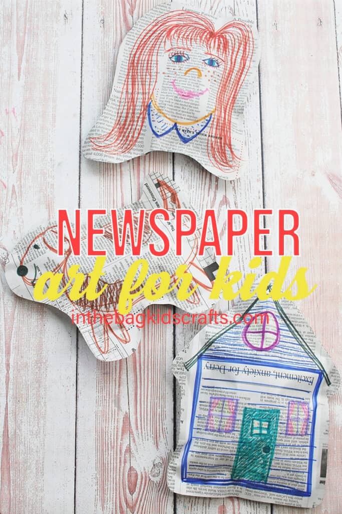 NEWSPAPER CRAFTS FOR KIDS