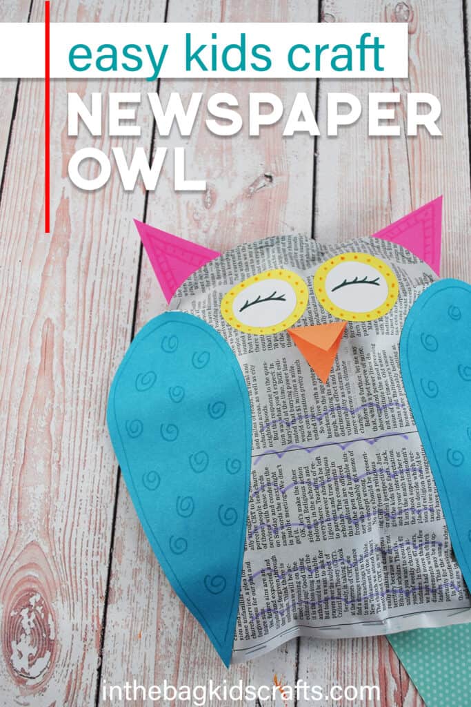 EASY OWL CRAFT FOR KIDS 