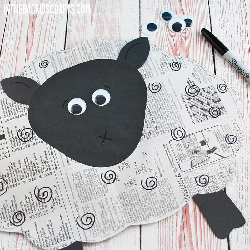 EASY SHEEP CRAFT STEP 6