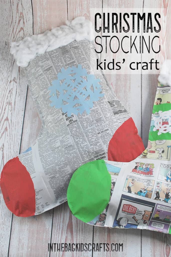 CHRISTMAS STOCKING ARTS AND CRAFTS