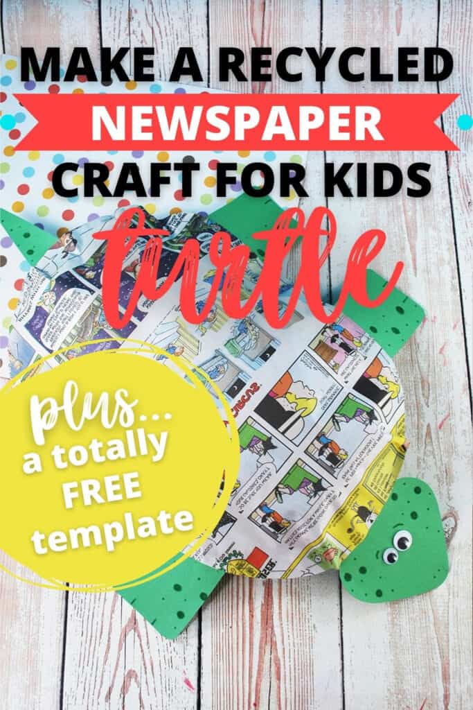 PAPER TURTLE CRAFT FOR KIDS 