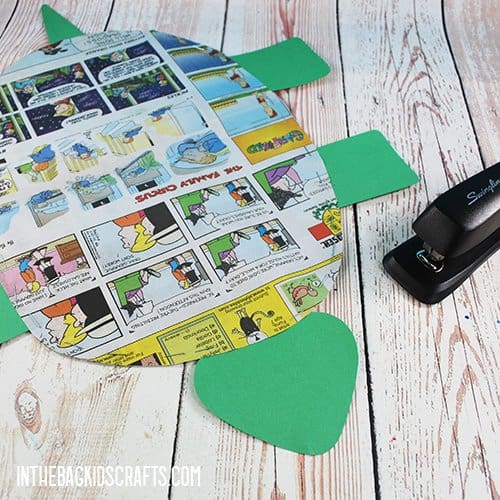 PAPER TURTLE CRAFT STEP 3