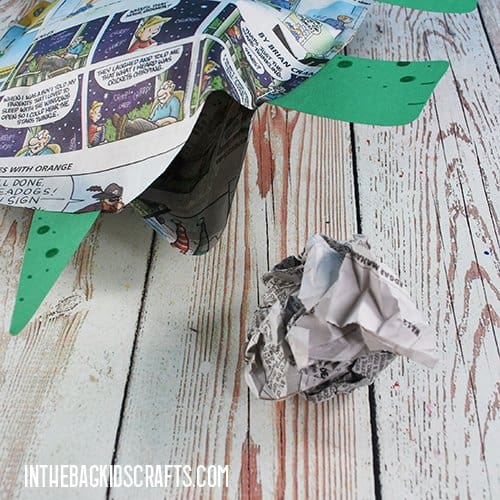 PAPER TURTLE CRAFT STEP 5