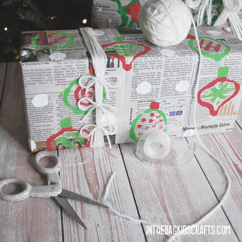 DIY Wrapping Paper Step 3