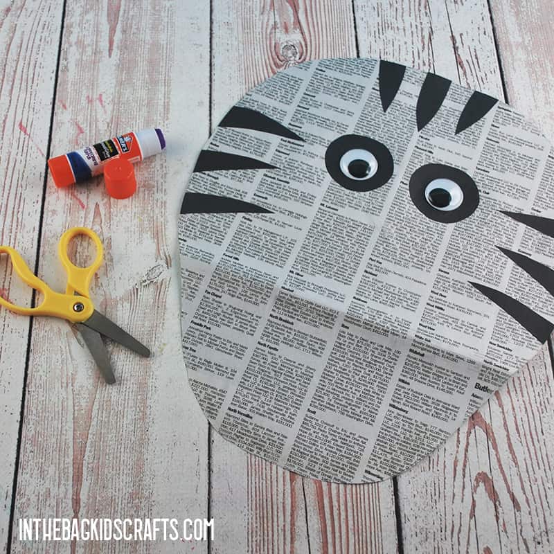 EASY ZEBRA CRAFT STEP 3