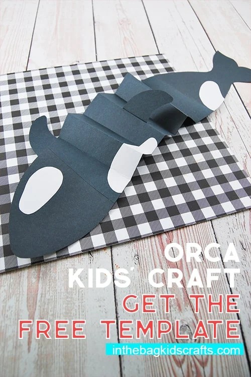 Paper Whale Craft for Kids 