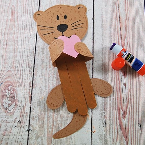 otter craft for kids step 5
