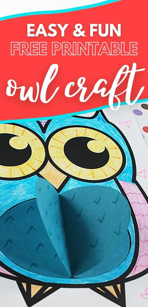 PRINTABLE OWL CRAFT 