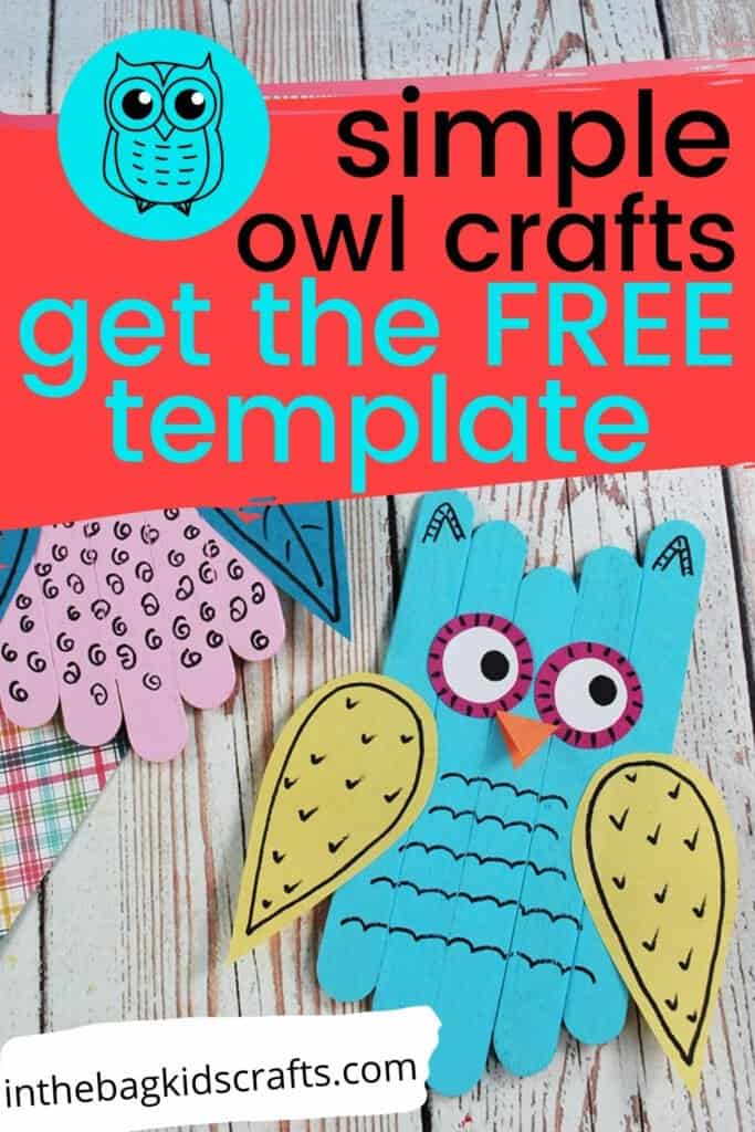 EASY OWL CRAFT FOR PRESCHOOLERS