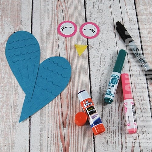 Paper Plate Owl Craft Step 5