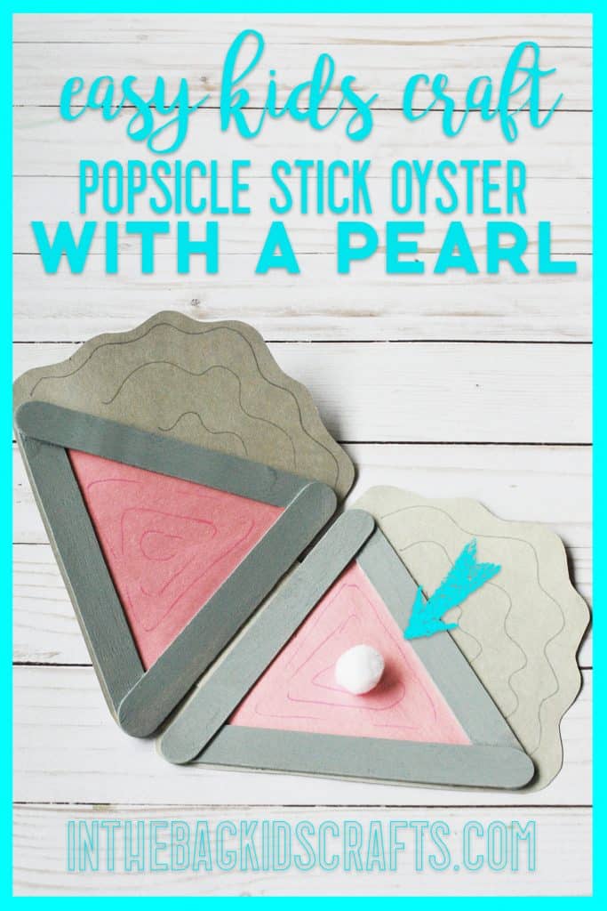 OYSTER CRAFT FOR KIDS 