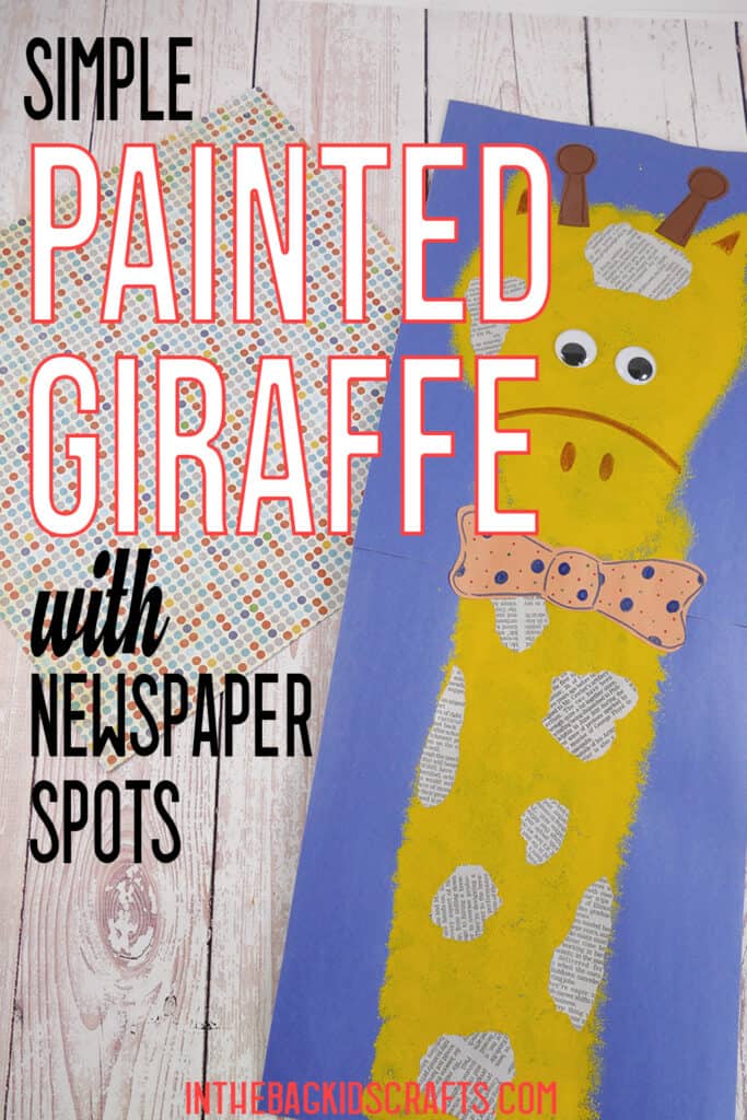 PAPER GIRAFFE CRAFT 